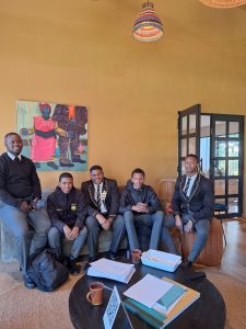 Matric students from the community at Bertha Retreat